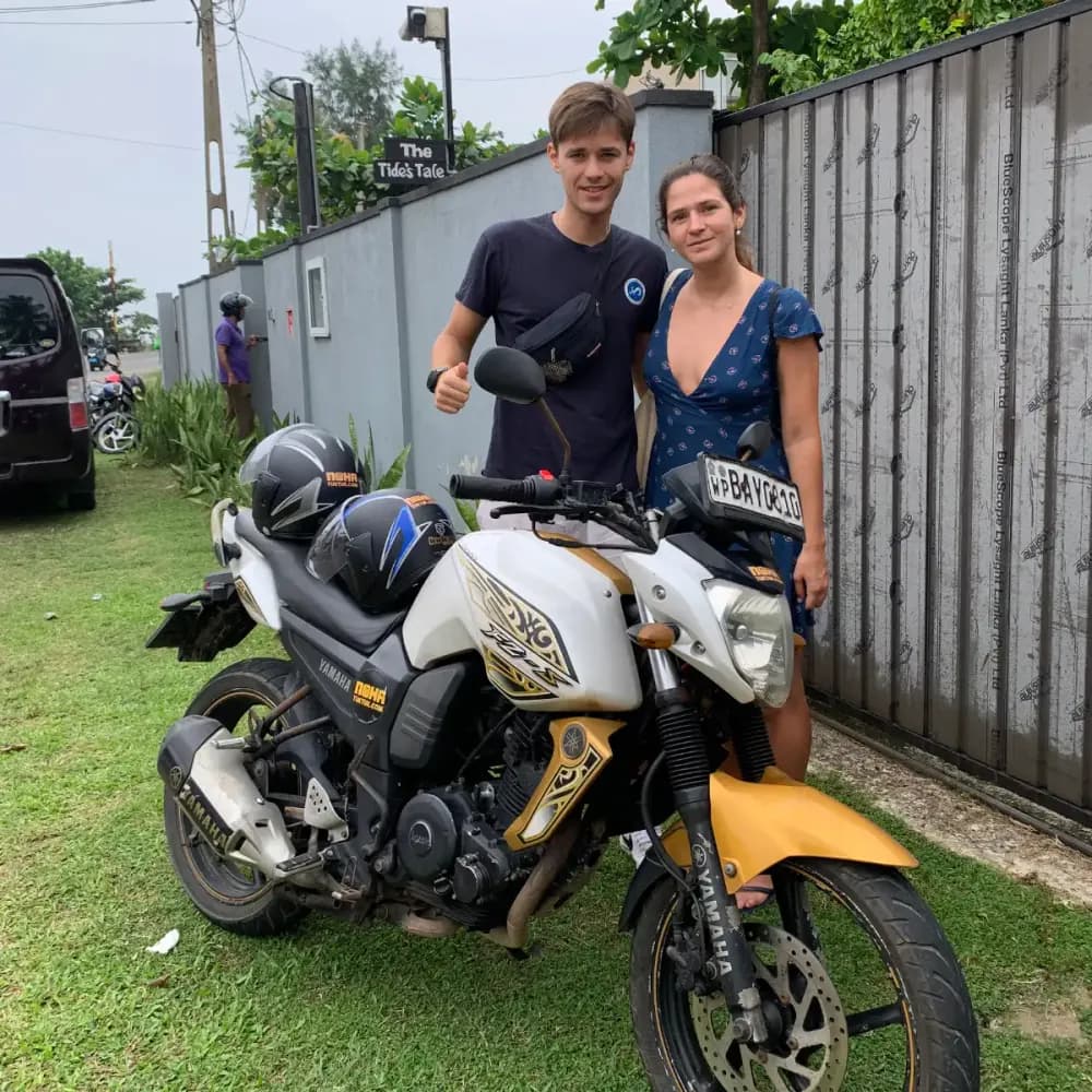Customers with their NOHA motorbike