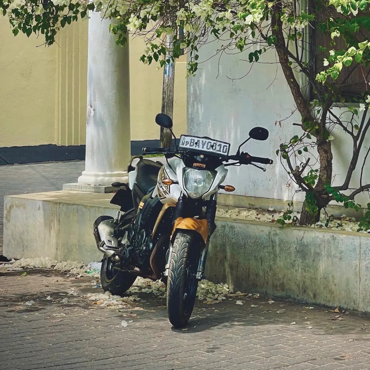 NOHA motorbike parked on the street